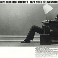 This Maxell cassette tape ad was famous in the 1980s